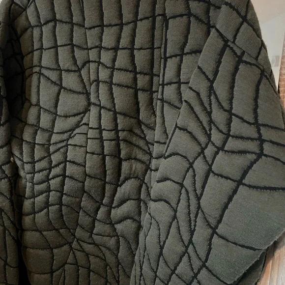 Lululemon Insulated jacquard cardigan - Army green green/black - Picture 4 of 6